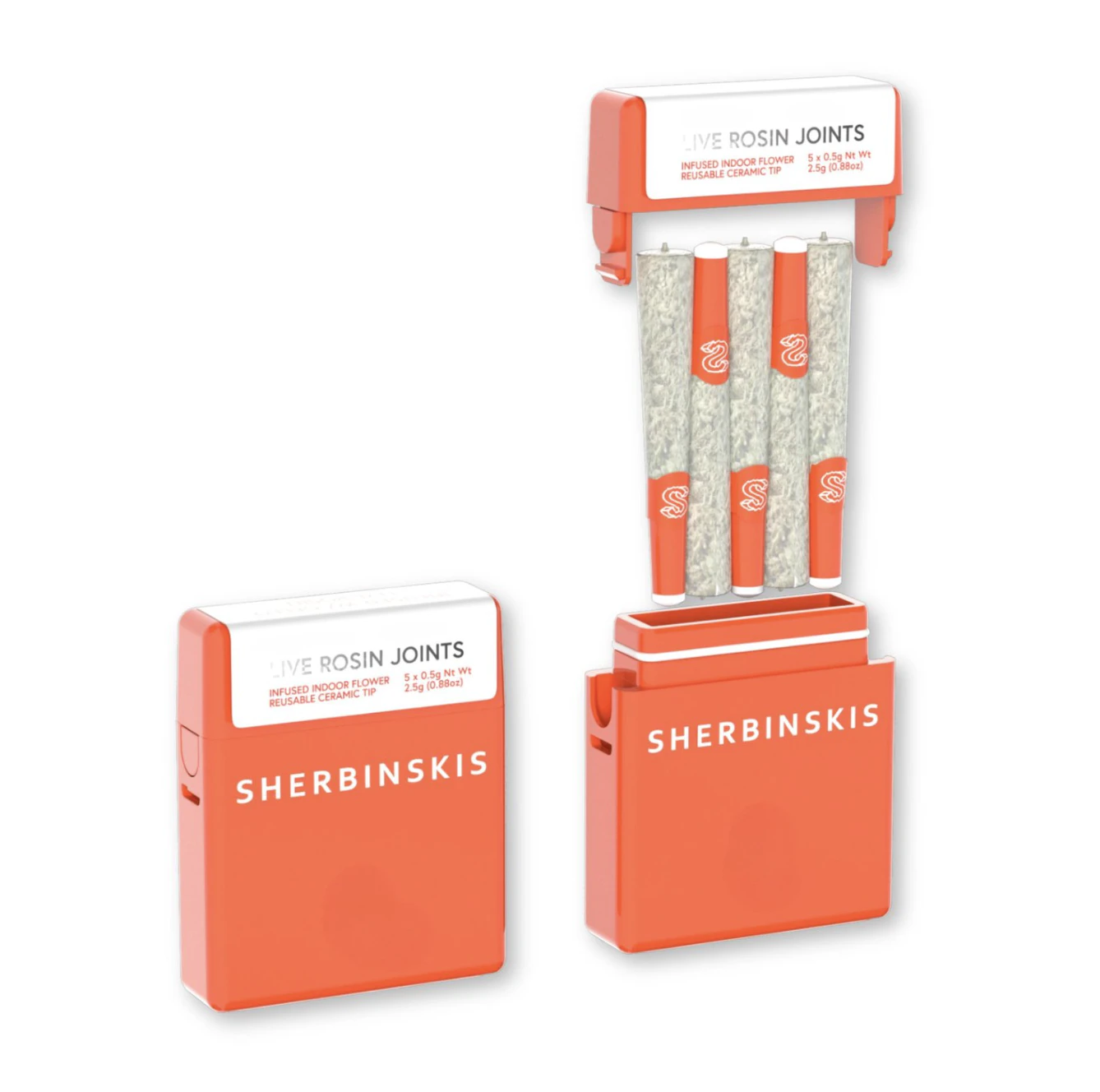 Sherbinskis - Strawberry Sunset (S) | 5pc Live Rosin + Diamond Infused | Sherbinskis Main Image