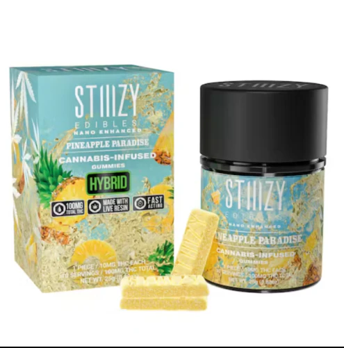 STIIIZY - Stiiizy - Pineapple Paradise - 100mg Gummies - 10pk Main Image