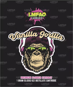 LMFAO CANNABIS - Vanilla Gorilla - Cart - 1g