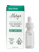 [Mary’s Medicinals] CBD:THC Tincture - 500mg - 30:1 Restore