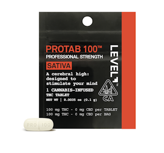 LEVEL - Sativa - Protab 100 - 1pk 100mg