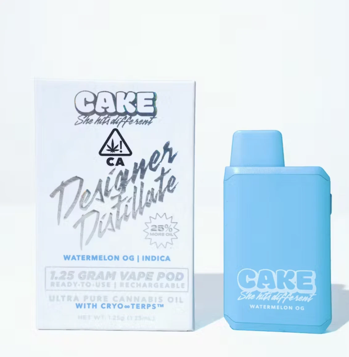CAKE - Watermelon OG (I) | 1.25g Disposable | CAKE Main Image