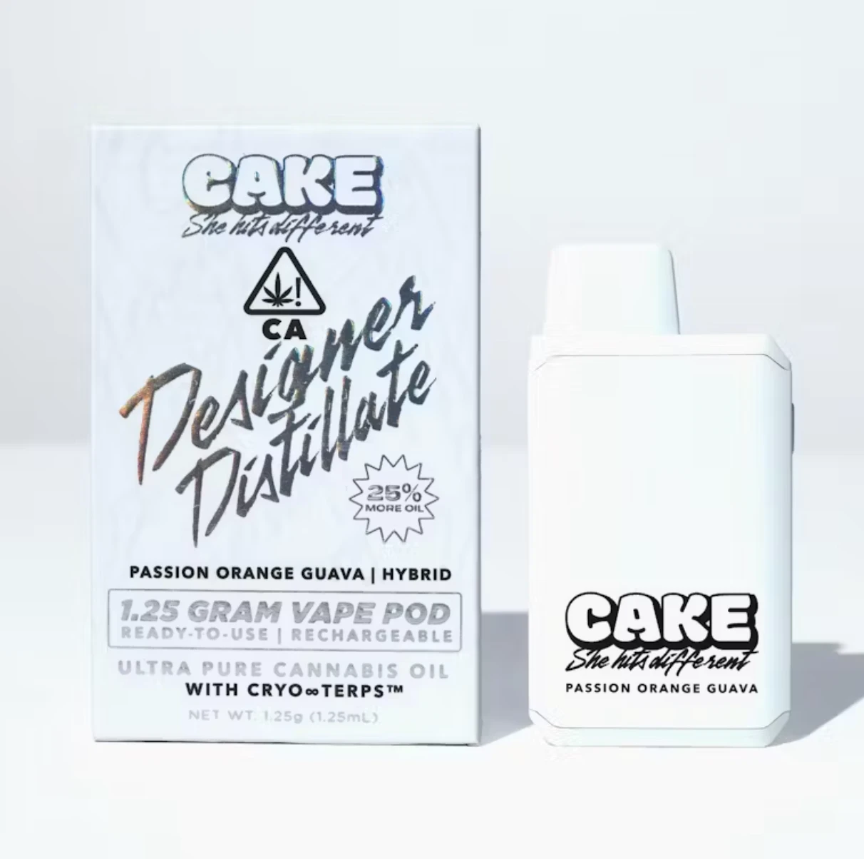 CAKE - Passion Orange Guava (H) | 1.25g Disposable | CAKE Main Image