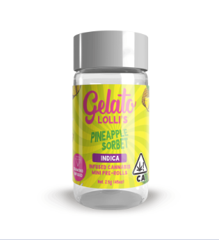 Lollis - Pineapple Sorbet - Infused Preroll Packs - 5pk - 3g