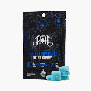 HEAVY HITTERS - Heavy Hitters 100mg Blueberry Blitz Gummies