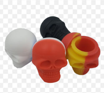 LUV BUDS - SILICONE SKULL WAX CONTAINER