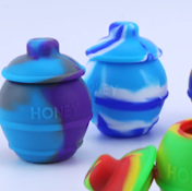 SILICONE HONEY POT WAX CONTAINER