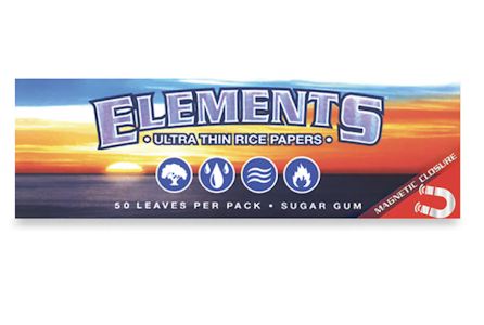 Elements - 1 1/4  Size Ultra Thin Rice Papers | Elements