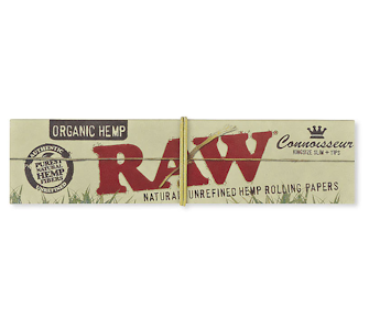 Raw - Organic Hemp Connoisseur King Size Rolling Papers | Raw
