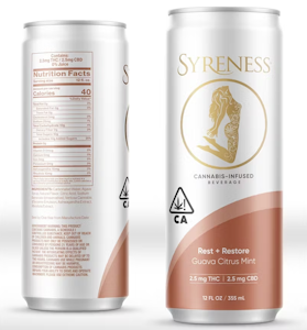 SYRENESS - Syreness: Rest + Restore 2.5mg CBD 1:1 Drink
