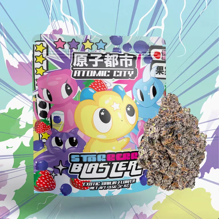 Traditional - Atomic City - StarBerry Blasterz - 3.5g Flower Main Image
