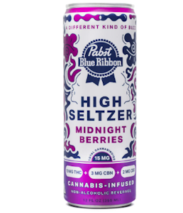 Pabst - Pabst Blue Ribbon - Seltzer - Midnight Berries - Drinks - 12oz - 15mg