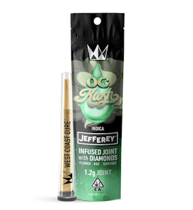 WEST COAST CURE - OG Kush - Jefferey Infused Preroll - 1.2g