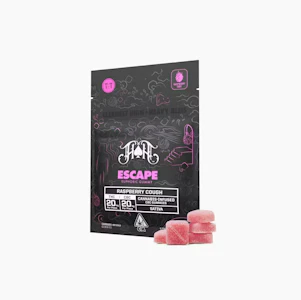 Heavy Hitters - Heavy Hitters - Raspberry Cough - 100mg THC/100mg CBC Escape Euphoric Gummies - 5pk
