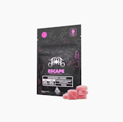 Heavy Hitters - Raspberry Cough - 100mg THC/100mg CBC Escape Euphoric Gummies - 5pk