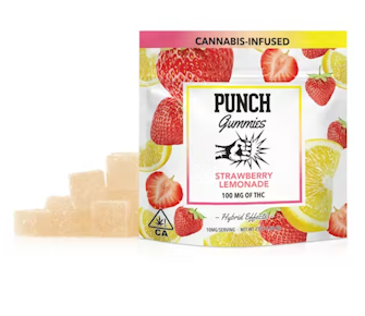 Punch - Strawberry Lemonade - 100mg Gummies