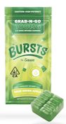 Sauce | Bursts Infused Gummies (2x50mg) Sour Green Apple (I)