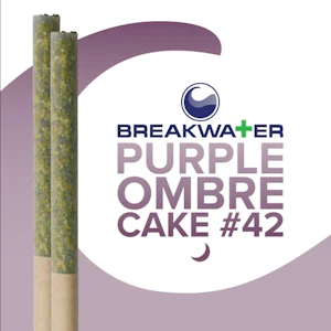 Breakwater - [MED] Breakwater | Purple Ombre Cake #42 | Two Half Gram | 1.0g Prerolls