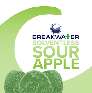 Breakwater - [MED] Breakwater | Solventless Sour Apple | 100mg/10pk Soft Chews