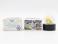 Bear Labs - Cookies n Cream - 1g Live Resin Budder