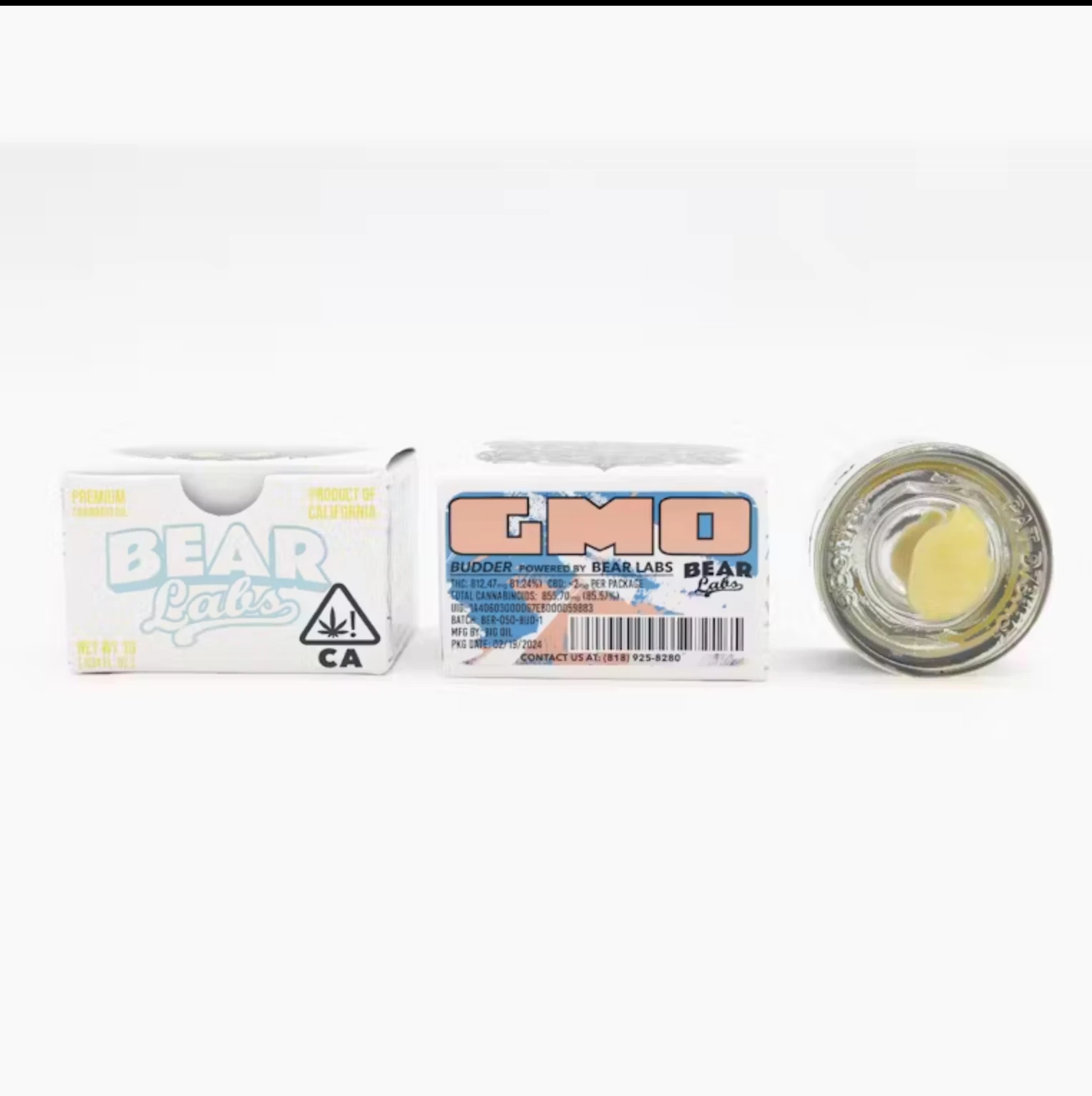 Bear Labs - Bear Labs - GMO - 1g Live Resin Budder Main Image