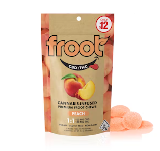 FROOT - Froot - 100mg Gummies - Peach 1:1