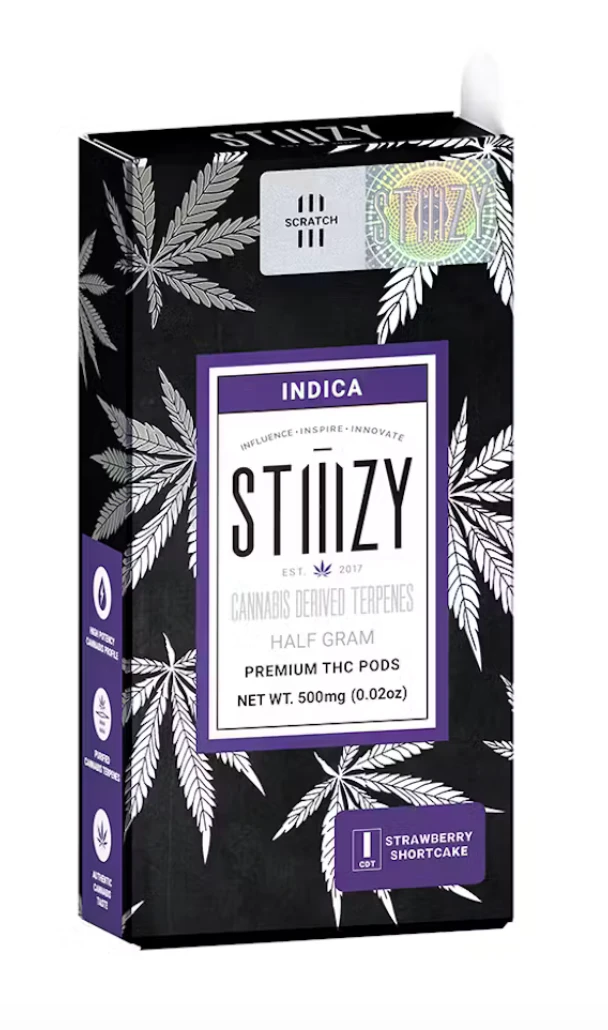 STIIIZY - Stiiizy | Strawberry Shortcake cannabis derived terpene pod .5g | 91.28% THC Main Image