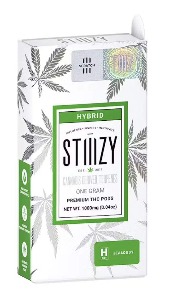 STIIIZY - Stiiizy | Jealousy cannabis derived terpene pod 1g | 89.76% THC Main Image