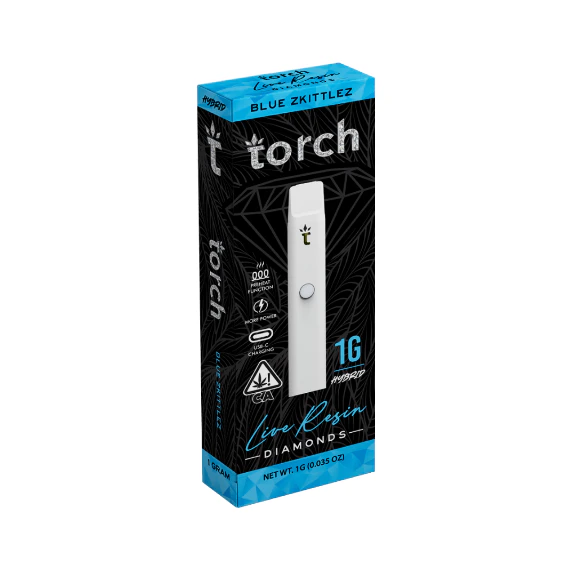 Torch - Torch - Blue Zkittlez - 1g Live Resin Diamonds Disposable Main Image
