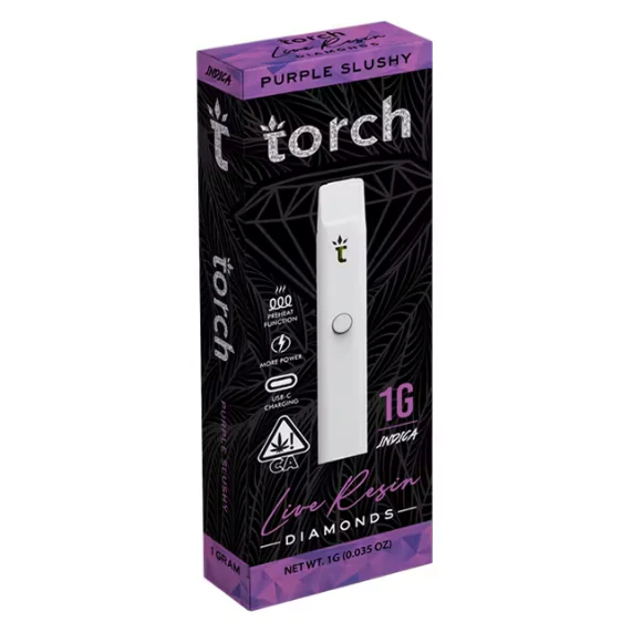 Torch - Torch - Purple Slushy - 1g Live Resin Diamonds Disposable Main Image