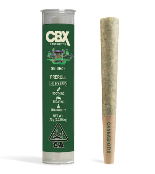 CBX: Cannabiotix - CBX - GM-UHOH - 0.75g Pre-Roll Main Image