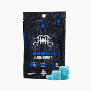 HEAVY HITTERS - Heavy Hitters - Blueberry Blitz - 100mg Gummies - 5pk