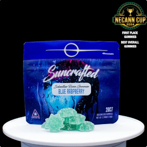 Suncrafted - Value - Micro Dose Blue Raspberry Gummies - 40mg - HHG