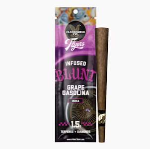 CLAYBOURNE CO. - CLAYBOURNE - Infused Preroll - Grape Gasolina - Blunt - 1.5G