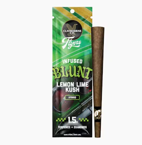 CLAYBOURNE CO. - CLAYBOURNE - Infused Preroll - Lemon Lime Kush - Blunt - 1.5G