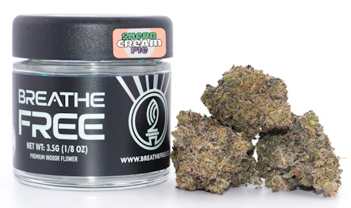 Breathe Free - Sherb Cream Pie - 3.5g - Breathe Free