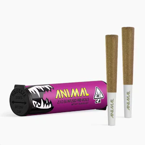 GO FULL ANIMAL - Animal - NYC Diesel - 1g Infused Pre-Rolls - 2pk