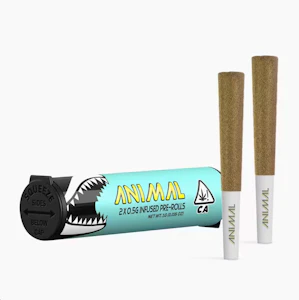GO FULL ANIMAL - Animal - Durban Poison - 1g Infused Pre-Rolls - 2pk