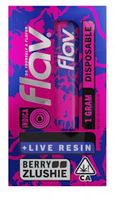 Flav - Berry Zlushie - Full Gram Live Resin Disposable