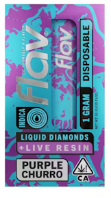 Flav - Purple Churro - Full Gram Live Resin Disposable