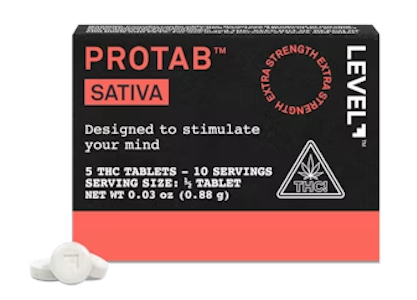 LEVEL - Level - Protab Sativa 5pk - 100mg - Edible