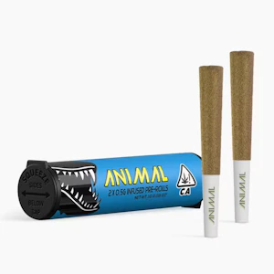 GO FULL ANIMAL - Animal - Blueberry Pie - 1g Infused Pre Rolls - 2pk