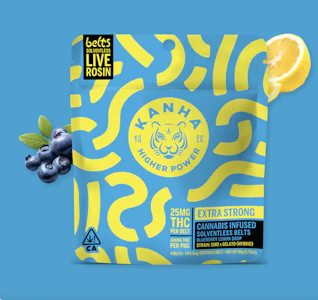 Kanha - Hybrid Blueberry Lemon Drop | 100mg Solventless Rosin Edibles | Kanha NANO