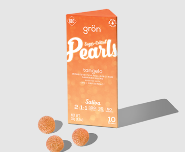 GRON - [REC] Gron | Tangelo Pearls | 50mg CBG: 50mg CBC: 100mg THC