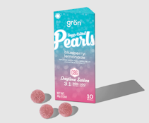 [MED] Gron | Blueberry Lemonade Pearls | 300mg CBG: 100mg THC