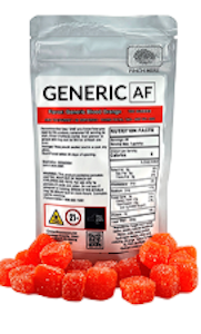 GENERIC AF - Generic AF - Blood Orange - 100mg - 5mg x 20ct - Edibles