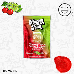 Happy Fruit - Cherry Lifted Limeade - 100mg Gummies