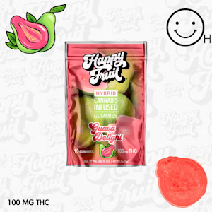 Happy Fruit - Happy Fruit - Guava Delight - 100mg Gummies