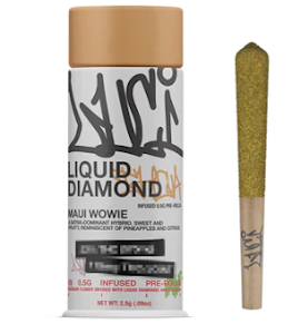 LUCI - Luci - Maui Wowie - Liquid Diamond 5 pack infused 0.5g joints - 30.35% THC - Pre-roll