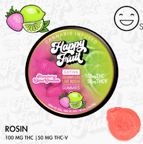 Happy Fruit - Strawberry Lifted Limeade - Rosin Gummies 150mg